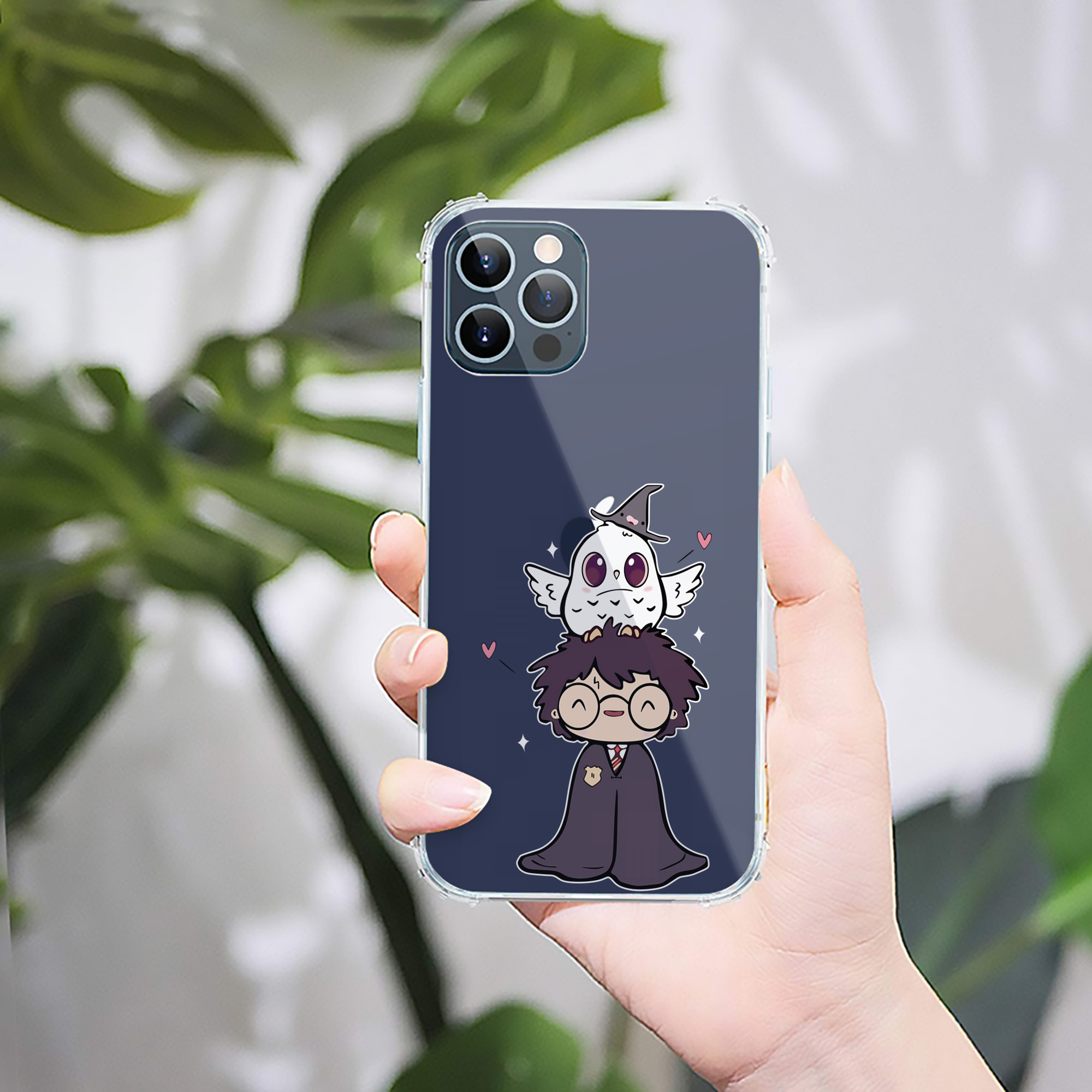 （画像用） Harry Potter ハリー・ポッターシリーズ 【iPhone 12シリーズ対応】透明スマホケース（クリアソフトケース）